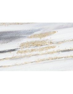 Cadre DKD Home Decor Bleu Gris Abstrait Moderne 90 x 3,7 x 90 cm (2 Unités) 2