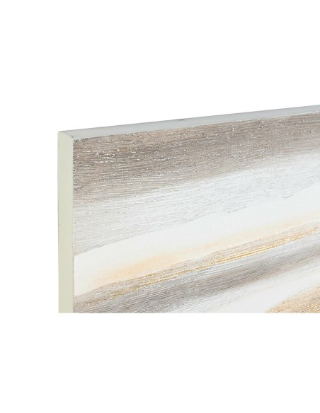 Cadre DKD Home Decor Beige Gris Abstrait Moderne 90 x 3,7 x 120 cm (2 Unités)