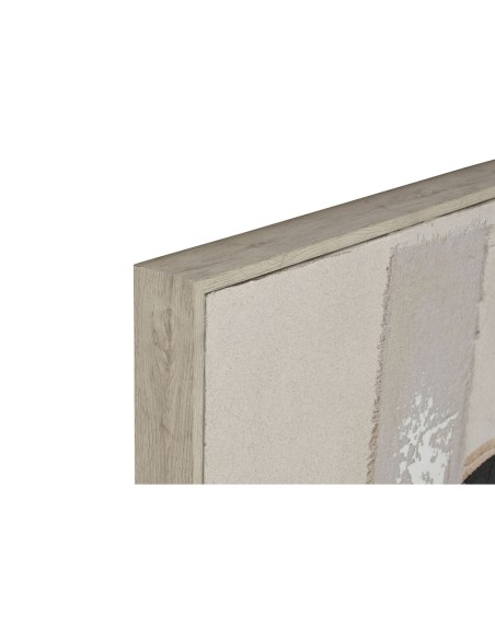 Cadre Home ESPRIT Blanc Noir Beige Abstrait Moderne 92 x 3,8 x 122 cm 92 x 4 x 122 cm (2 Unités)