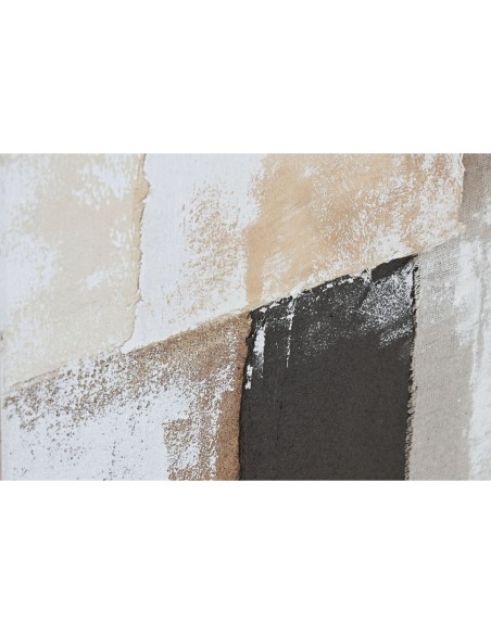 Cadre Home ESPRIT Blanc Noir Beige Abstrait Moderne 92 x 3,8 x 122 cm 92 x 4 x 122 cm (2 Unités)