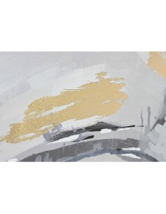 Cadre DKD Home Decor Blanc Noir Gris Doré Eléphant Colonial 100 x 4 x 140 cm (2 Unités) 2