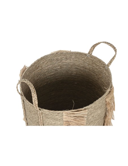 Set de basket Home ESPRIT Naturel Herbier marin Tropical (2 Pièces)