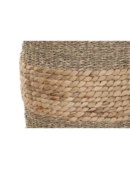 Set de basket Home ESPRIT Naturel Jacinthe d'eau Tropical (3 Pièces)