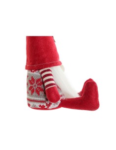 Décorations de Noël DKD Home Decor Blanc Rouge Gnome 10 x 10 x 40 cm (2 Unités) 2