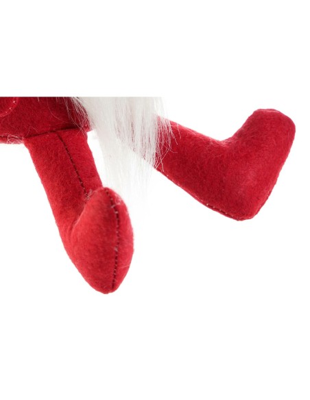 Décorations de Noël DKD Home Decor Blanc Rouge Gnome 10 x 10 x 40 cm (2 Unités)