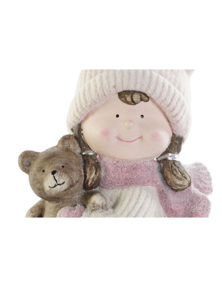 Décorations de Noël DKD Home Decor Multicouleur Enfants 23 x 21 x 36 cm (2 Unités)