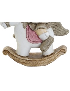 Décorations de Noël DKD Home Decor Multicouleur 8,8 x 4,8 x 12,5 cm (2 Unités) 2