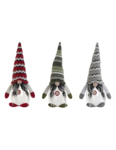 Décorations de Noël DKD Home Decor Multicouleur 17 x 12 x 37 cm (3 Unités)
