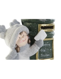Décorations de Noël DKD Home Decor Multicouleur 16 x 28 x 40 cm (2 Unités) 2