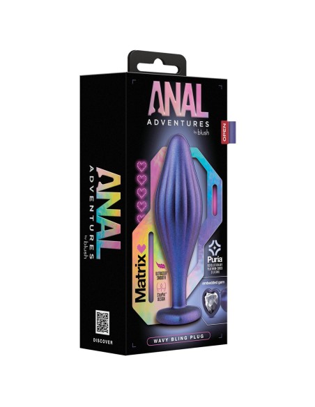 Plug Anal Blush Adventures Violet (10,1 cm)
