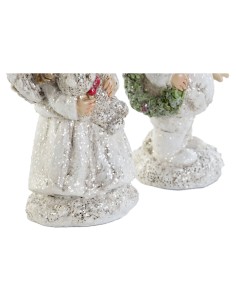 Décorations de Noël DKD Home Decor Multicouleur Enfants 6,7 x 5,1 x 11,4 cm (4 Unités) 2