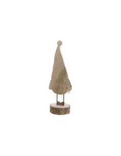 Décorations de Noël DKD Home Decor Naturel Rose clair Gnome 10 x 8 x 23,5 cm (2 Unités) 2