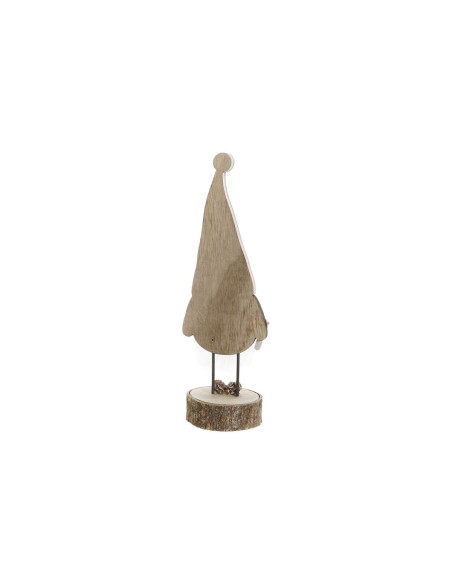 Décorations de Noël DKD Home Decor Naturel Rose clair Gnome 10 x 8 x 23,5 cm (2 Unités)