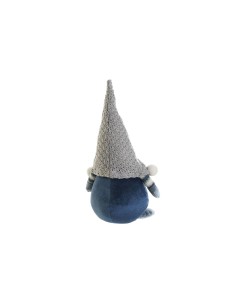 Décorations de Noël DKD Home Decor Bleu Blanc Gris Gnome 13 x 12 x 35 cm (2 Unités) 2