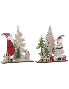 Décorations de Noël DKD Home Decor Multicouleur 18 x 5 x 20 cm (2 Unités)
