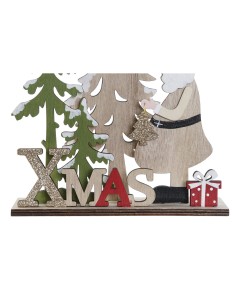 Décorations de Noël DKD Home Decor Multicouleur 18 x 5 x 20 cm (2 Unités) 2