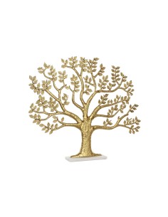 Figurine Décorative Home ESPRIT Blanc Doré Arbre 76 x 10 x 68 cm
