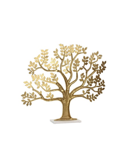 Figurine Décorative Home ESPRIT Blanc Doré Arbre 76 x 10 x 68 cm
