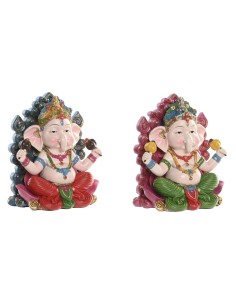 Figurine Décorative Home ESPRIT Multicouleur Indien 18 x 10 x 21 cm (2 Unités)