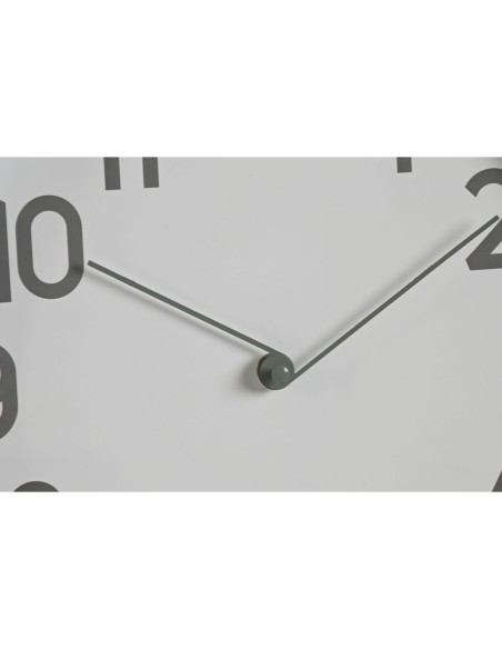 Horloge Murale Home ESPRIT Noir Gris PVC 30 x 4 x 30 cm (2 Unités)