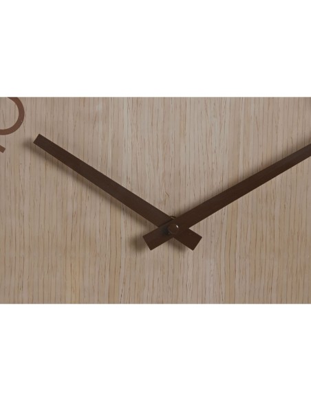 Horloge Murale Home ESPRIT Naturel PVC 40 x 4 x 40 cm (2 Unités)