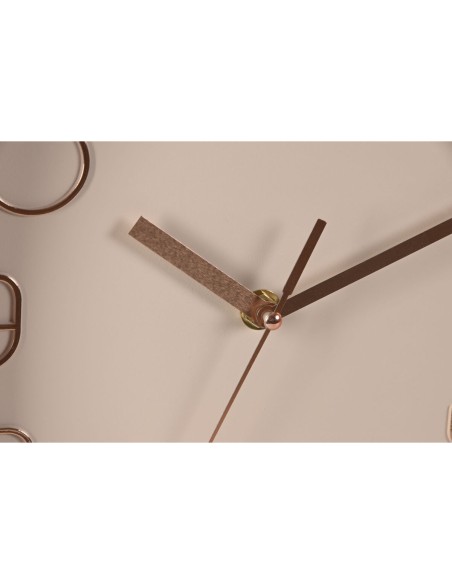 Horloge Murale Home ESPRIT Blanc Vert PVC 28,5 x 5 x 28,5 cm (3 Unités)