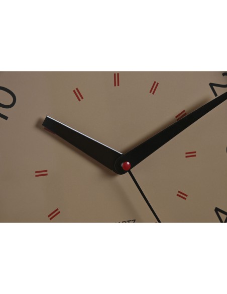 Horloge Murale Home ESPRIT Blanc Beige Gris PVC 30 x 4 x 30 cm (3 Unités)