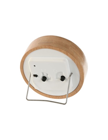 Horloge de table Home ESPRIT Naturel (2 Unités)