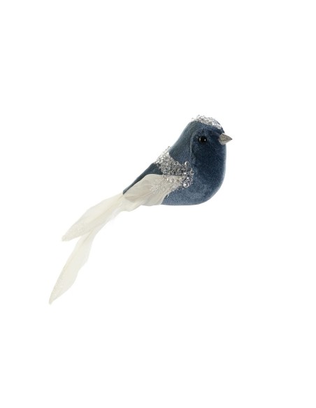 Décorations de Noël DKD Home Decor Multicouleur Oiseau 25 x 7 x 6 cm (3 Unités)