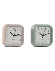 Horloge de table Home ESPRIT Rose Menthe (2 Unités) 2