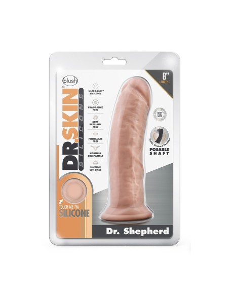 Gode réaliste Blush Dr Skin Silicone Ø 5 cm (19 cm)