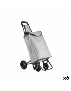 Panier à Courses Kinvara WR3069-1 Noir Gris 30 L 22 x 98 x 38 cm (6 Unités)