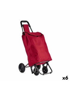 Panier à Courses Kinvara WR3069-2 Noir Rouge 22 x 98 x 38 cm (6 Unités)