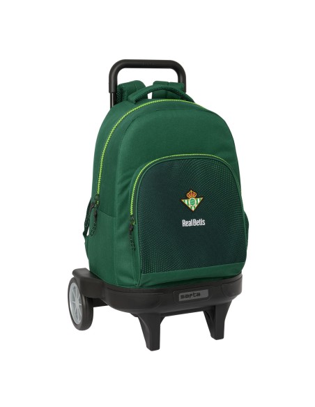 Cartable à roulettes Real Betis Balompié Vert 33 x 45 x 22 cm