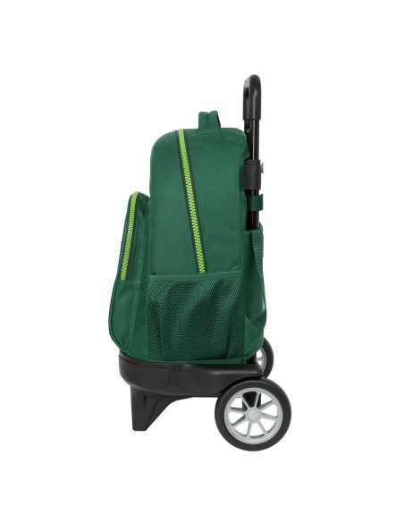 Cartable à roulettes Real Betis Balompié Vert 33 x 45 x 22 cm