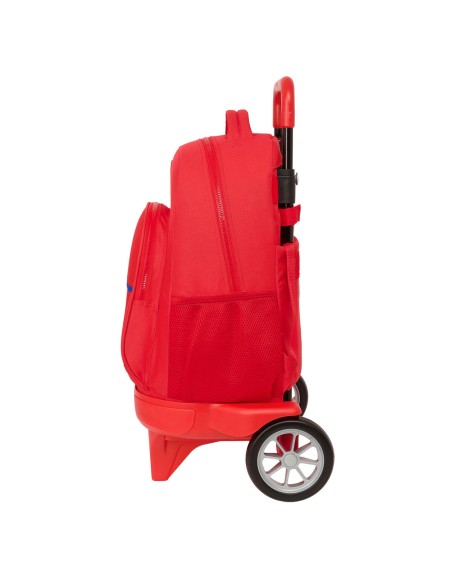 Cartable à roulettes Atlético Madrid Rouge 33 x 45 x 22 cm