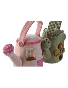 Support de porte Home ESPRIT Polyester 26 x 13 x 25 cm (2 Unités) 2