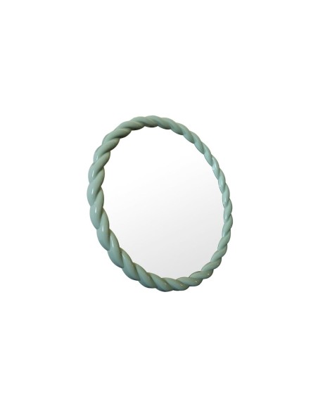 Miroir mural Home ESPRIT Blanc Vert Rose Lila 44 x 3 x 44 cm (4 Unités)