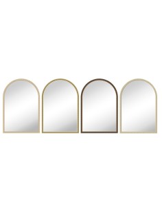 Miroir mural Home ESPRIT Beige Naturel Scandi 60 x 2 x 90 cm (4 Unités)