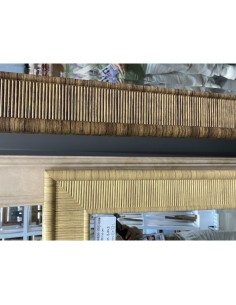 Miroir mural Home ESPRIT Beige Naturel Scandi 60 x 2 x 90 cm (4 Unités) 2