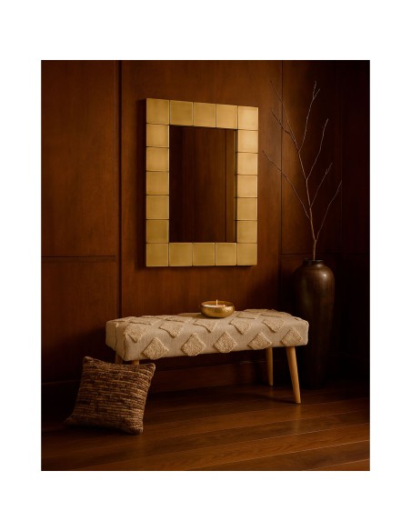 Miroir mural Home ESPRIT Doré 117 x 3 x 87 cm