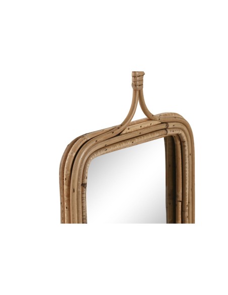 Miroir mural Home ESPRIT Naturel 24 x 2,5 x 40 cm (2 Unités)