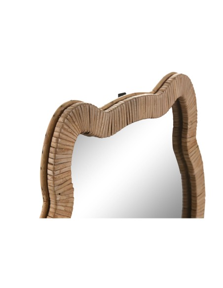 Miroir mural Home ESPRIT Naturel 40 x 3 x 42 cm 40 x 3 x 43 cm (2 Unités)