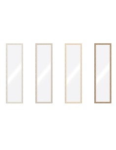 Miroir mural Home ESPRIT Marron Beige Gris Urbaine 35 x 2 x 132 cm (4 Unités)