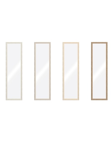 Miroir mural Home ESPRIT Marron Beige Gris Urbaine 35 x 2 x 132 cm (4 Unités)