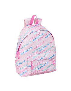 Cartable Barbie Logomania Rose clair 33 x 42 x 15 cm