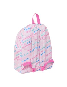 Cartable Barbie Logomania Rose clair 33 x 42 x 15 cm 2