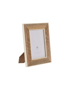 Cadre photo Home ESPRIT Blanc Naturel Résine Bois de manguier Urbaine