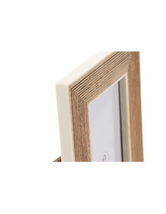 Cadre photo Home ESPRIT Blanc Naturel Résine Bois de manguier Urbaine 2