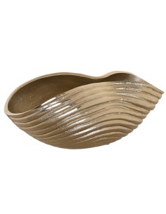 Centre de Table Home ESPRIT Doré Abstrait Moderne 30 x 16 x 14 cm